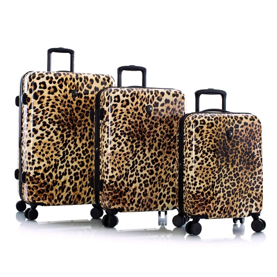 Heys Black Camo 4 wielen Kofferset 3-delig met uitbreidingsplooi