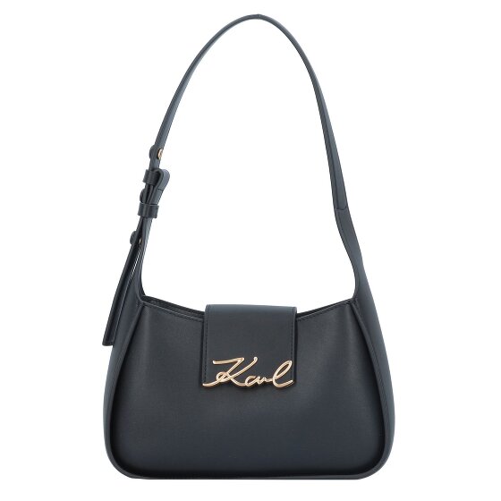 Karl Lagerfeld Signature Schoudertas Leer 24 cm Karl Lagerfeld Signature Schoudertas Leer 24 cm