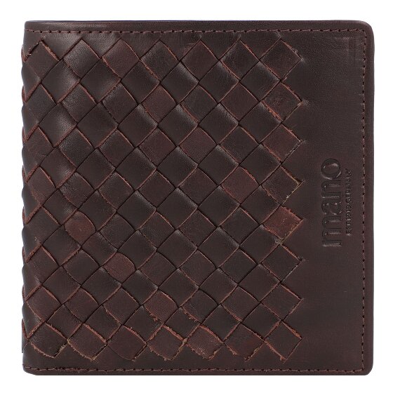 mano Don Luca Portemonnee Leer 10,5 cm