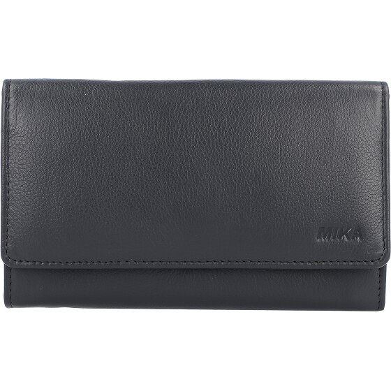 Mika Leren portemonnee 17 cm
