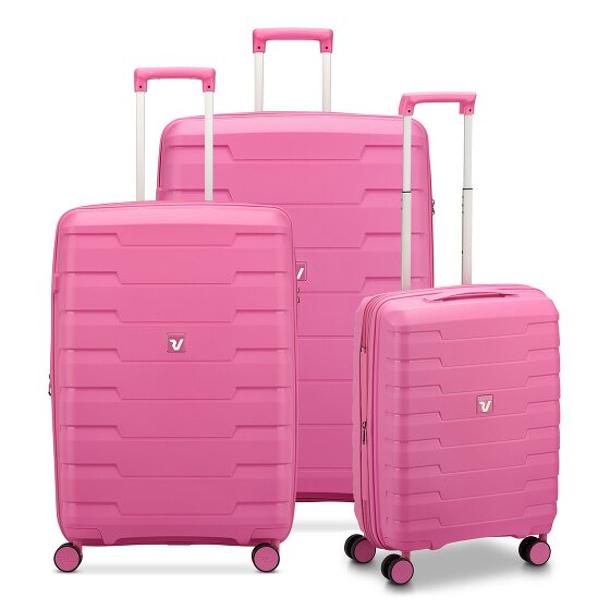 Roncato Skyline 2.0 4 wielen Kofferset 3-delig met uitbreidingsplooi