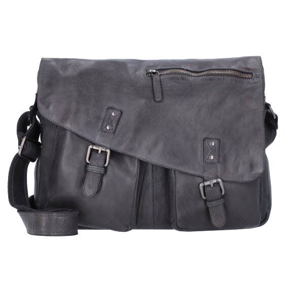 Greenburry GBVT Messenger Leder 38 cm Laptopcompartiment