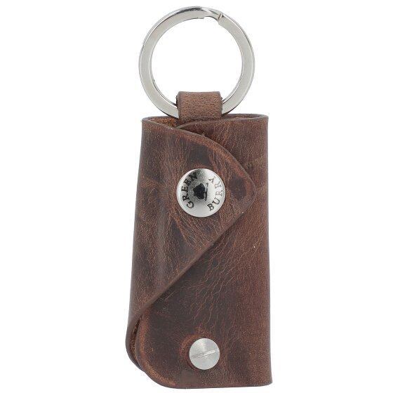 Greenburry Vintage Sleutelhanger Leer 7 cm