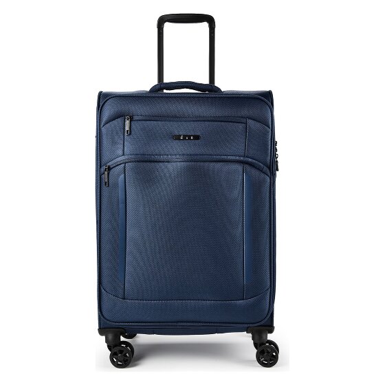 d&n Travel Line 9804 4 wielen Trolley M 68 cm met uitbreidingsplooi