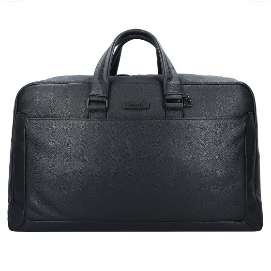 Piquadro Blauwe Vierkante Reistas Leer 52 cm