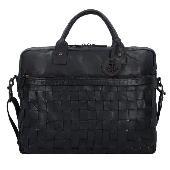 Harbour 2nd Urban Poets Blaise Koffer Leer 40 cm Laptop compartiment