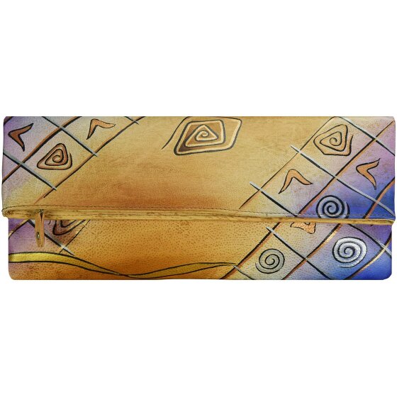 Greenland Nature Art+Craft clutch tasje I leer 30 cm