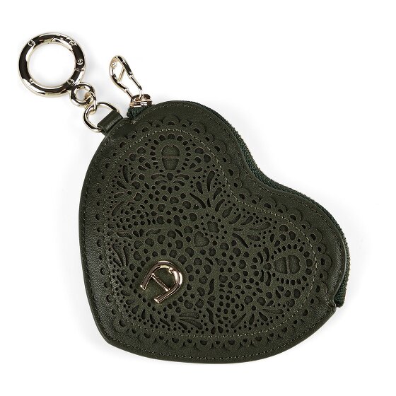 AIGNER Ciondollini tasbedeltje van leer, 11,5 cm
