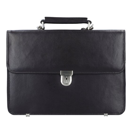 Davidts 460-462 Koffer Leer 41 cm Laptop compartiment