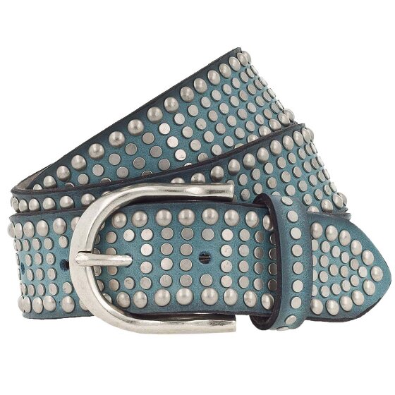 b.belt Riva Studded Belt Leer