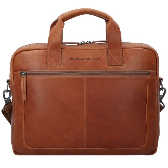 The Chesterfield Brand Wax Pull Up Koffer Leer 40 cm Laptop compartiment