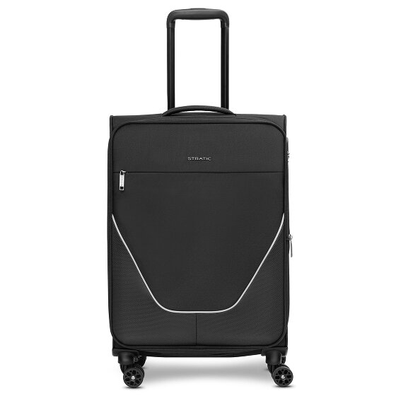 Stratic taska 4-wiel trolley M 65 cm met uitvouwbare plooi