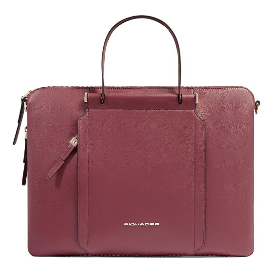 Piquadro Circle aktetas Leer 43 cm Laptopvak