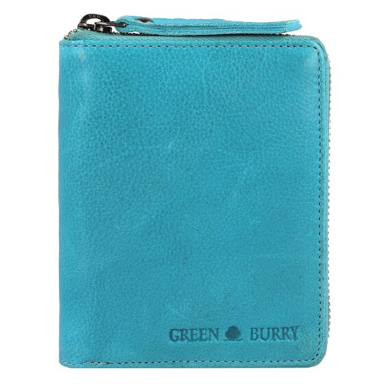 Greenburry Vintage Gewassen Leren Portemonnee 10 cm