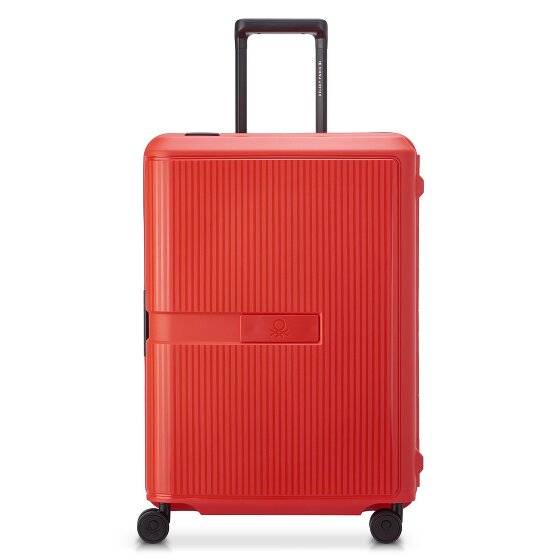 Delsey Paris x United Colors of Benetton Colour Block harde 4-wiel trolley 67 cm