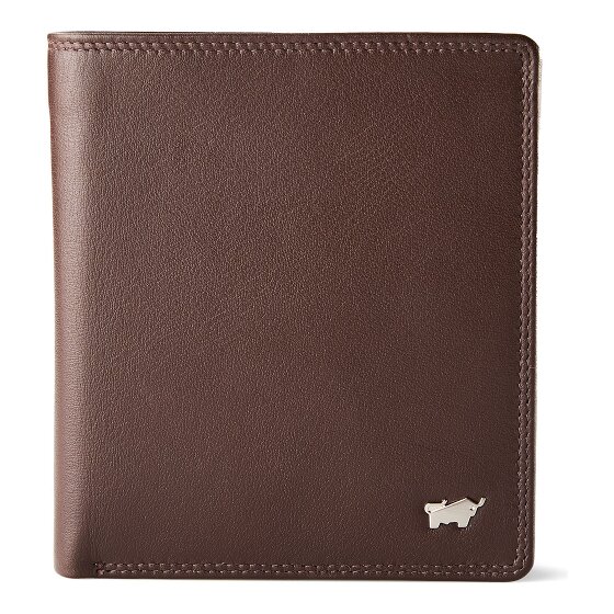 Braun Büffel Golf 3.0 Portemonnee RFID-bescherming Leer 11 cm