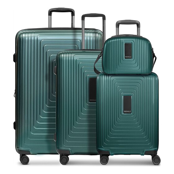Redolz Essentials 14 4-wiel kofferset + beautycase 4 stuks met stretchvouw