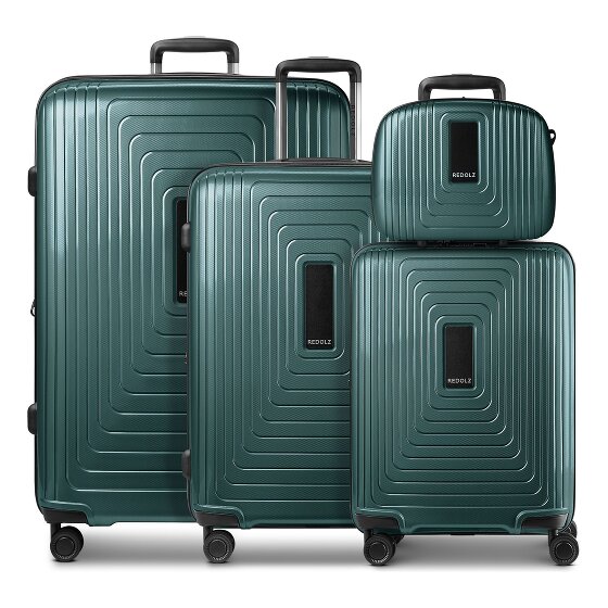 Redolz Essentials 14 4-wiel kofferset + beautycase 4 stuks met stretchvouw