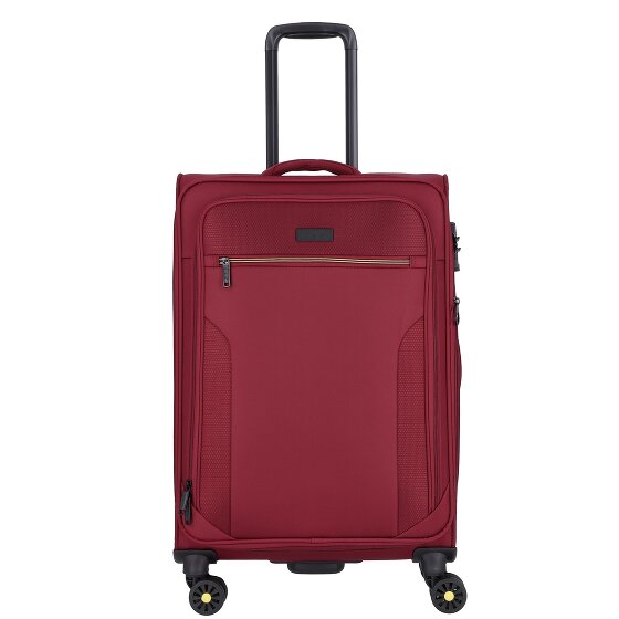 d&n Travel Line 9704 4 wielen Trolley M 68 cm met uitbreidingsplooi