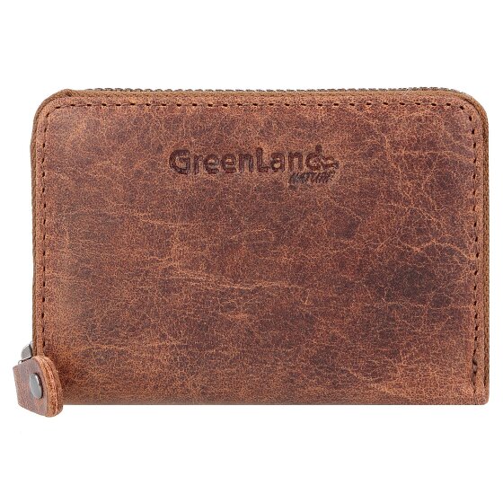Greenland Nature Montana Creditcard etui RFID Leer 10,5 cm Greenland Nature Montana Creditcard etui RFID Leer 10,5 cm