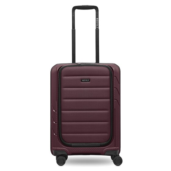 Redolz Essentials 17 4-wiel cabine trolley 55 cm soft-pocket laptop compartiment