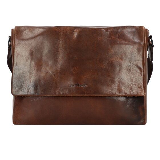 Greenburry Newport Boodschapper Leer 35 cm