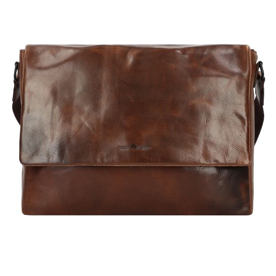 Greenburry Newport Boodschapper Leer 35 cm