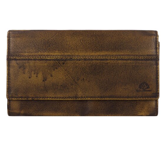 Greenburry Destressed Portemonnee RFID-bescherming Leer 18.5 cm