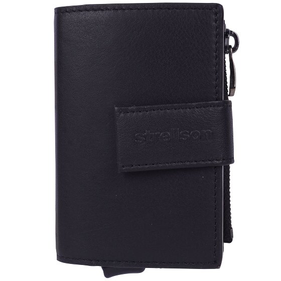 Strellson Carter C-Four Kredietkaart etui RFID-bescherming Leer 6.5 cm