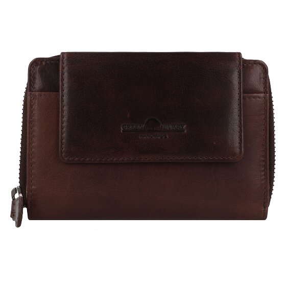 Greenburry Newport Portemonnee RFID-bescherming Leer 14 cm