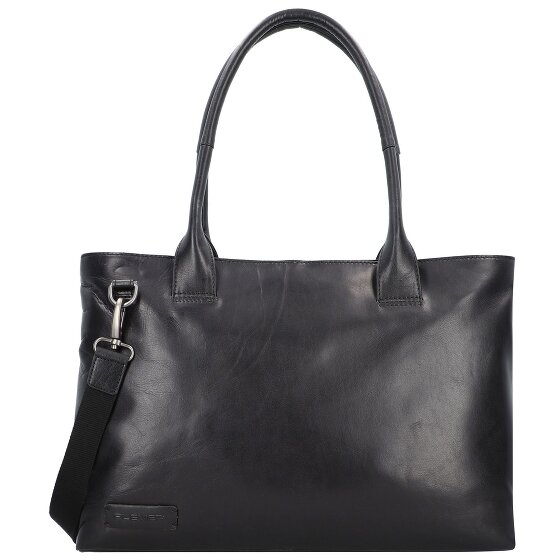 Plevier Rock Amber Schoudertas Leer 43 cm Laptop compartiment