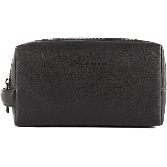 Piquadro Black Square Toilettas Leer 25 cm