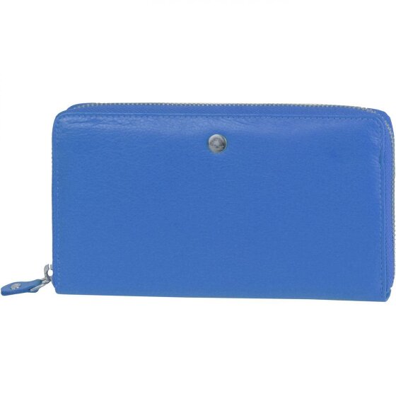 Greenburry Sponsachtige portefeuille leer 19 cm