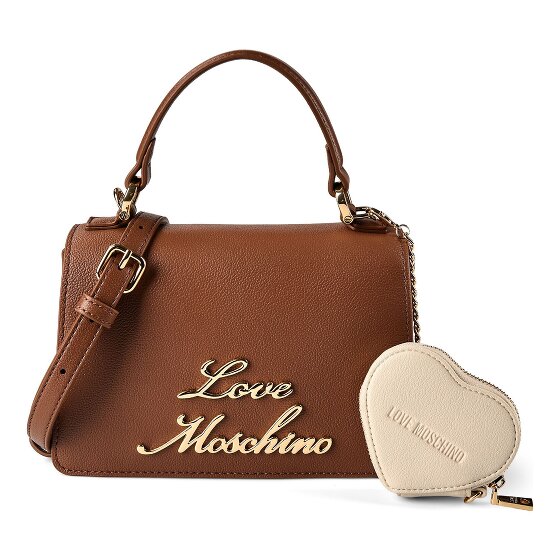 Love Moschino Heart Charm Handtas Leer 21 cm