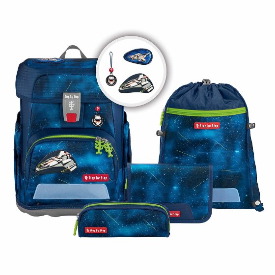 Step by Step Cloud Schooltas set 5-delig