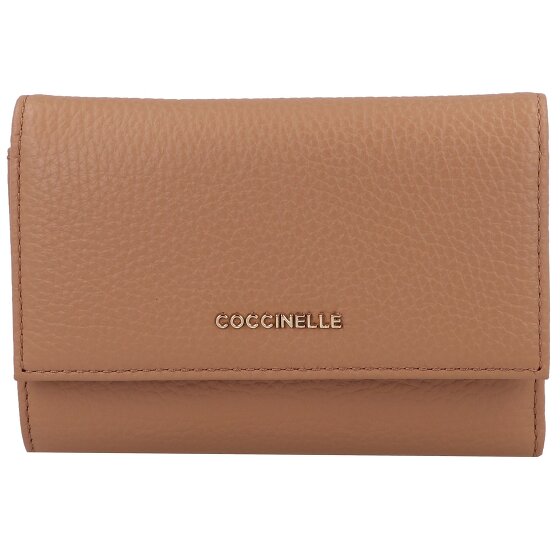 Coccinelle Metallic Zacht Portemonnee Leer 14 cm