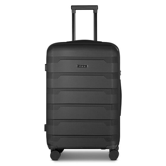 d&n South Dakota 4 wielen Trolley M 66 cm met uitbreidingsplooi