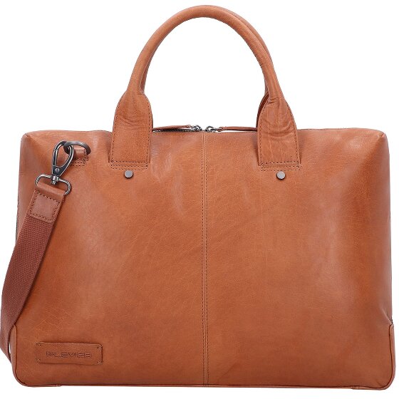 Plevier Rock Basalt Koffer Leer 41 cm Laptop compartiment Plevier Rock Basalt Koffer Leer 41 cm Laptop compartiment