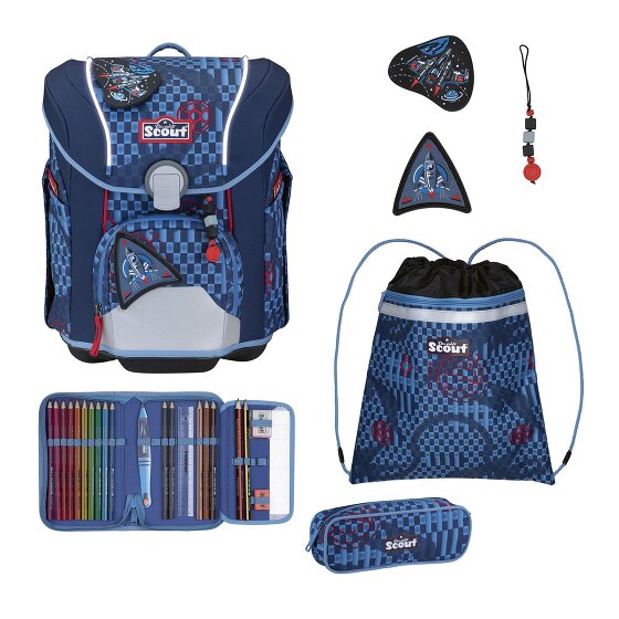 Scout Micro Schooltas set 7-delig Scout Micro Schooltas set 7-delig