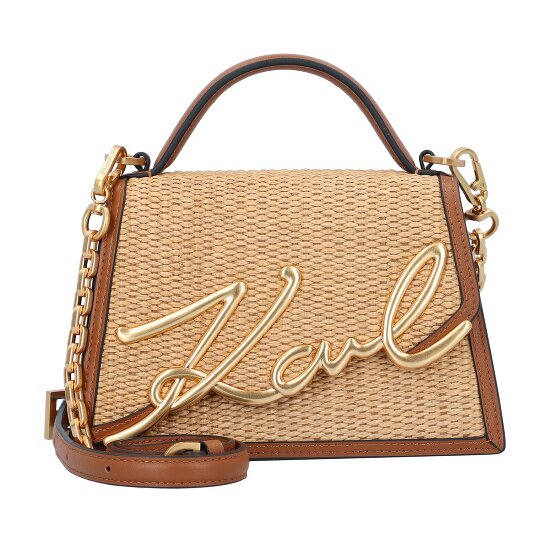 Karl Lagerfeld Signature 2.0 Handtas Leer 18 cm Karl Lagerfeld Signature 2.0 Handtas Leer 18 cm