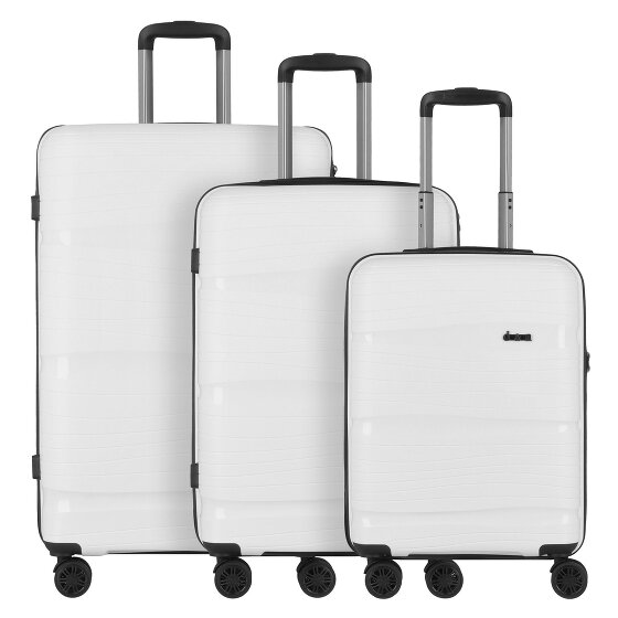 d&n Travel Line 4300 4 wielen Kofferset 3-delig