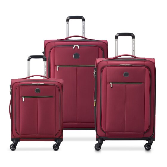 Delsey Paris Pin Up 6 4 wielen Kofferset 3-delig met uitbreidingsplooi
