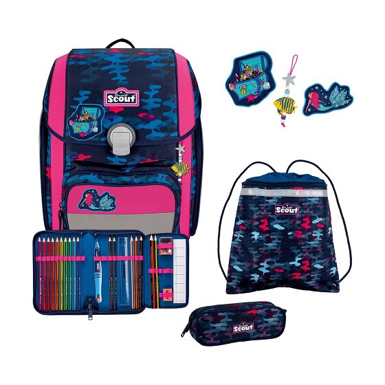 Scout Genius Schooltas set 4-delig