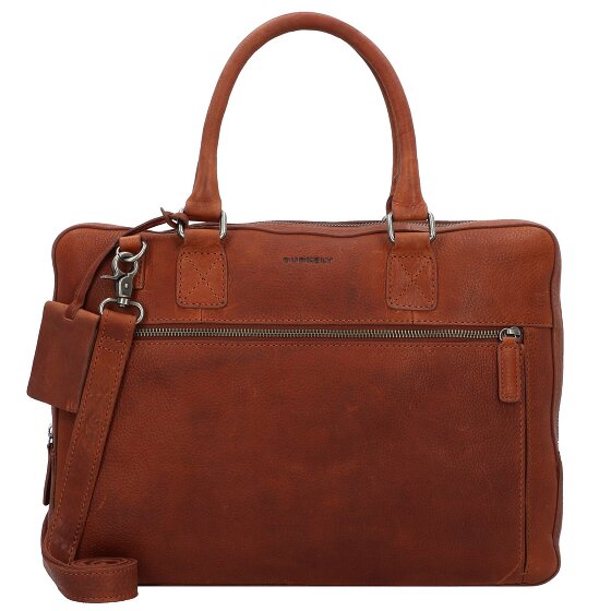 Burkely Antieke Avery aktetas Leer 38 cm Laptopcompartiment