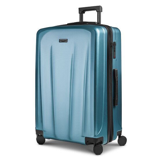 Police New York 4 wielen Trolley L 72 cm met uitbreidingsplooi