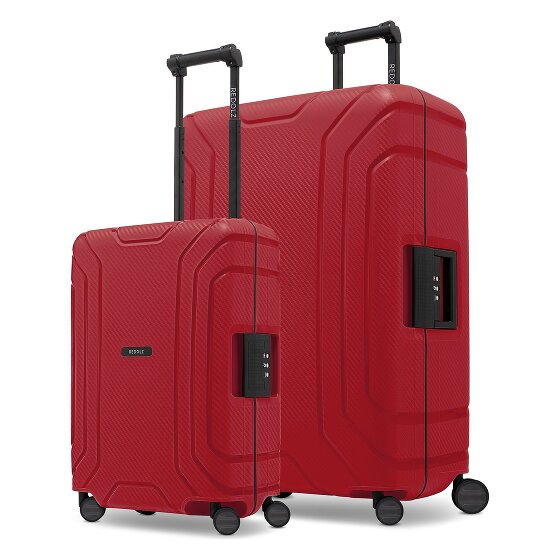 Redolz Essentials 15 4-wiel 15 kofferset 2 stuks met driepuntsluiting