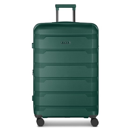 d&n South Dakota 4 wielen Trolley L 76 cm met uitbreidingsplooi