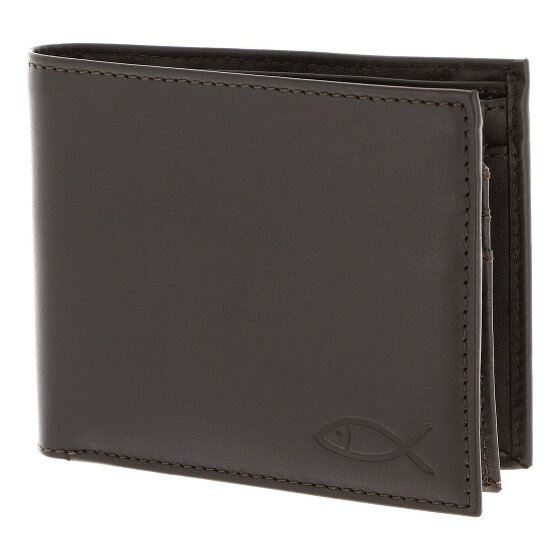 oxmox Leather Portemonnee RFID-bescherming Leder 10 cm