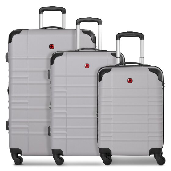 Wenger Amplar Evo 4 wielen Kofferset 3-delig met uitbreidingsplooi