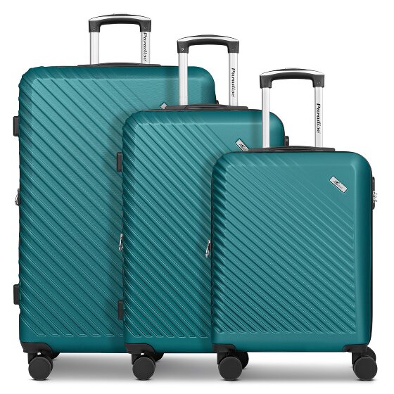 Check.In Paradise 2.0 4 wielen Kofferset 3-delig met uitbreidingsplooi